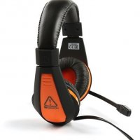 Слушалки с микрофон CANYON CND-SGHS1A Геймърски слушалки,Черно-оранжеви Over-ear, снимка 2 - Аксесоари - 30533309
