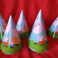 Парти шапки Peppa Pig, снимка 1 - Други - 29840504