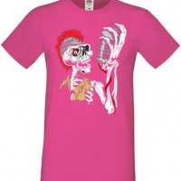 Мъжка тениска Sceleton singer,Изненада,Повод,Подарък,Празник, снимка 1 - Тениски - 37652694