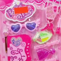 детска играчка комплект за момиче в розово, снимка 1 - Кукли - 38737748