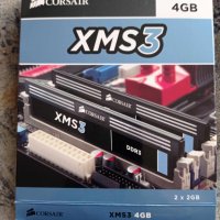 Памет Corsair XMS3 8GB (KIT 2x4GB), DDR3, 1600MHz, C9, снимка 1 - RAM памет - 42364739