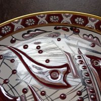 Гръцка декоративна чиния за стена ръчна изработка , снимка 4 - Декорация за дома - 35626324
