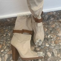 Страхотни летни боти-ботуши с дантела H&M, снимка 1 - Дамски ежедневни обувки - 29433029
