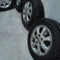 Продавам оригинални джанти за Опел Зафира 15" /5*110/ и летни гуми  Goodyear Excellence 195 / 65 R15, снимка 1 - Гуми и джанти - 29344702