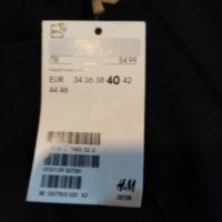 Нова - 55% H&M черна официална рокля с подплата 40 номер М, снимка 3 - Рокли - 25714542