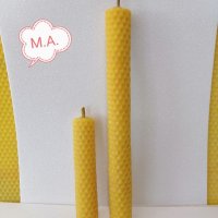 Свещи от пчелен восък., снимка 3 - Пчелни продукти - 40552031