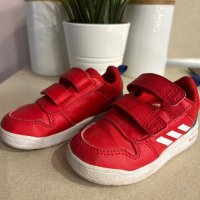 Детски червени маратонки Adidas 22 размер, снимка 6 - Детски маратонки - 40352261