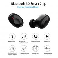 ПРОМО Блутут 5.0 bluetooth 5.0 слушалка с usb адаптер за зарядно, снимка 8 - Слушалки, hands-free - 30581292