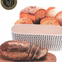 Кутия за хляб от бамбук с капак тип дъска - размери 36.5 x 20.5 x 12.5, снимка 3 - Кутии за съхранение - 29412904