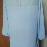 Нова небесно синя ефирна блуза ПРОМОЦИЯ🍀❤M(40) р-р🍀❤арт.1016 в Блузи с  дълъг ръкав и пуловери в гр. Варна - ID29748839 — Bazar.bg