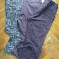 Дамски еластични дънкови панталони / цветни дънки / голям размер , снимка 1 - Дънки - 36550214