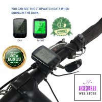 Километраж за колело велосипеден компютър Водоустойчив одометър с LCD дисплей Скоростомер за колоезд, снимка 17 - Аксесоари за велосипеди - 37085382