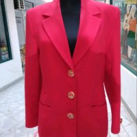 Дамско сако, червен цвят.L размер , снимка 1 - Сака - 38042601