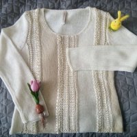 летен дамски пуловер OUI moments, снимка 1 - Блузи с дълъг ръкав и пуловери - 36685176