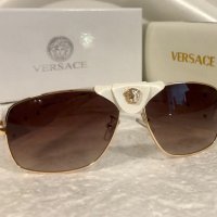 Versace 2021 унисекс слънчеви очила с кожа дамски,мъжки слънчеви очила, снимка 10 - Слънчеви и диоптрични очила - 32200331
