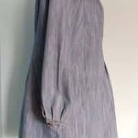 Дънкова рокля тип туника с декорации "Andrea" / голям размер , снимка 4 - Рокли - 42065357