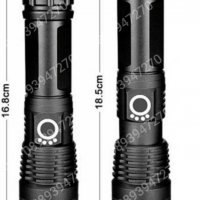 Мощен лед фенер 900000 лумен POLICE,USB,акумулаторен,зуум,водоустойчив, снимка 3 - Прожектори - 37833672