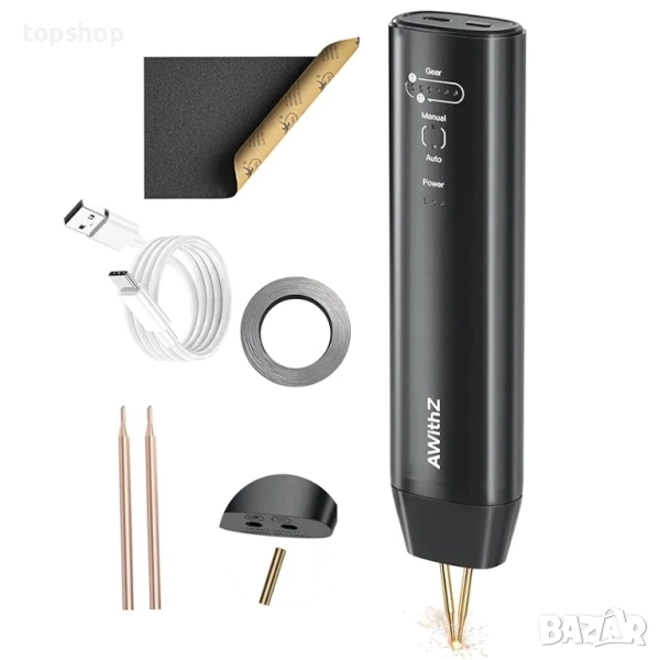 Чисто нов, тестван Апарат за точково заваряване с батерии, AWithZ Ръчен апарат за точково заваряване, снимка 1