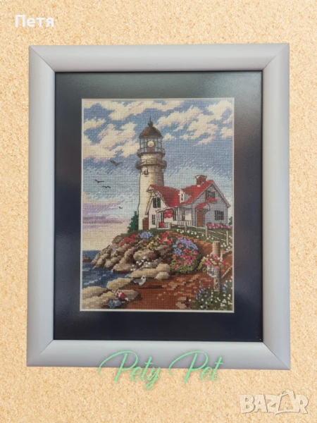 Маяк на скалист бряг, снимка 1