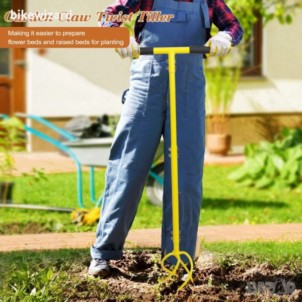 BARAYSTUS Градински култиватор с усукани краища НОВ, снимка 1