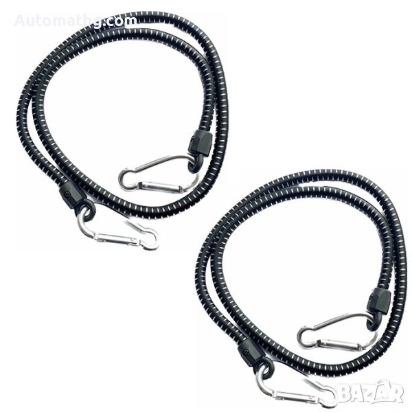 Комплект ластици Automat, 2бр х 100см, С карабинери, снимка 1