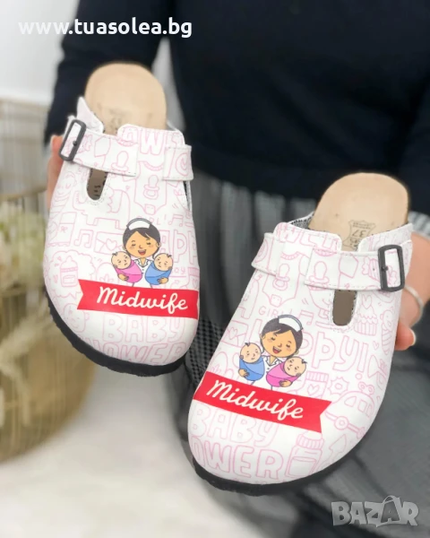 🥁 Намаление - Ортопедични чехли със стелка от естествен велур | Марка Tuasolea, снимка 1