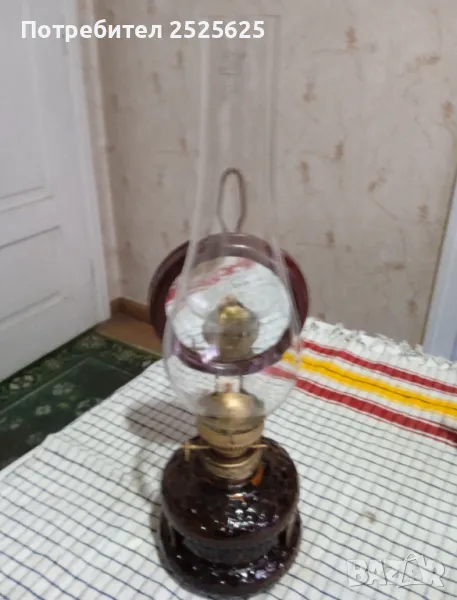 Стара газена лампа - номер 5, снимка 1