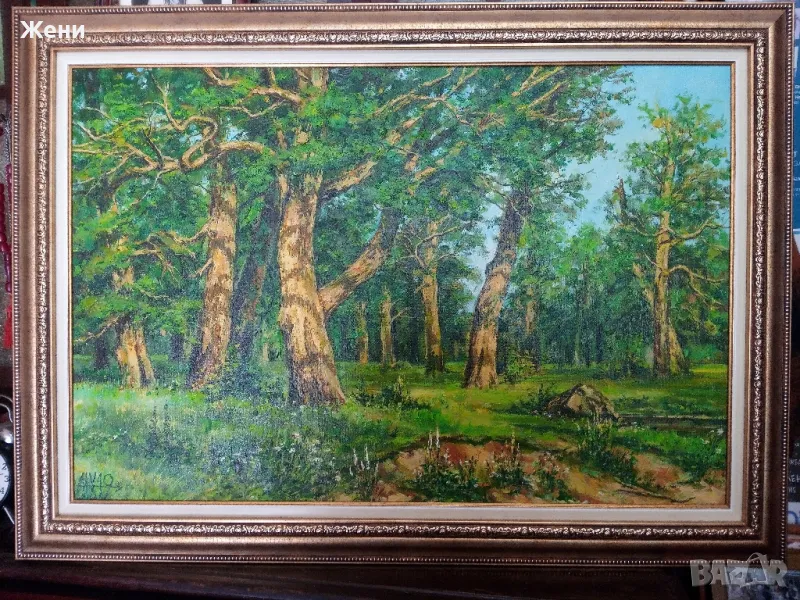 Маслена картина на Николай Ханзъров , снимка 1