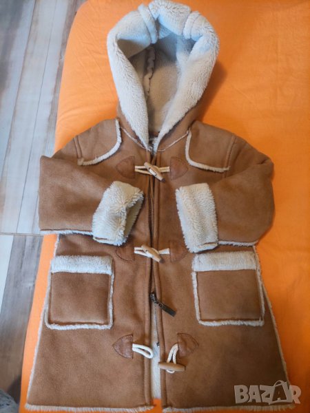 Детско естествено кожено палто, снимка 1