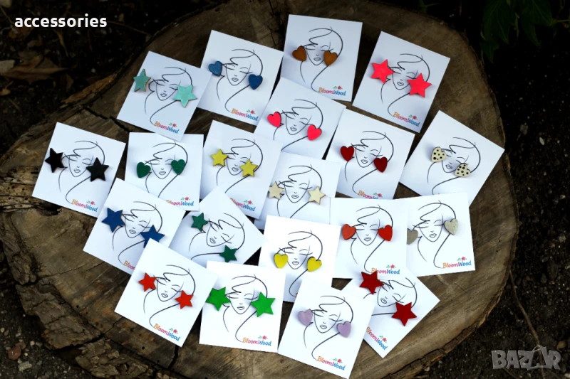 Леки, цветни и толкова сладки обици-днес на цена 6 лв!, снимка 1