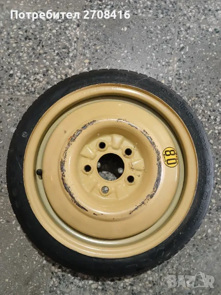 Резервна гума тип патерица 5х108  15ц., снимка 1