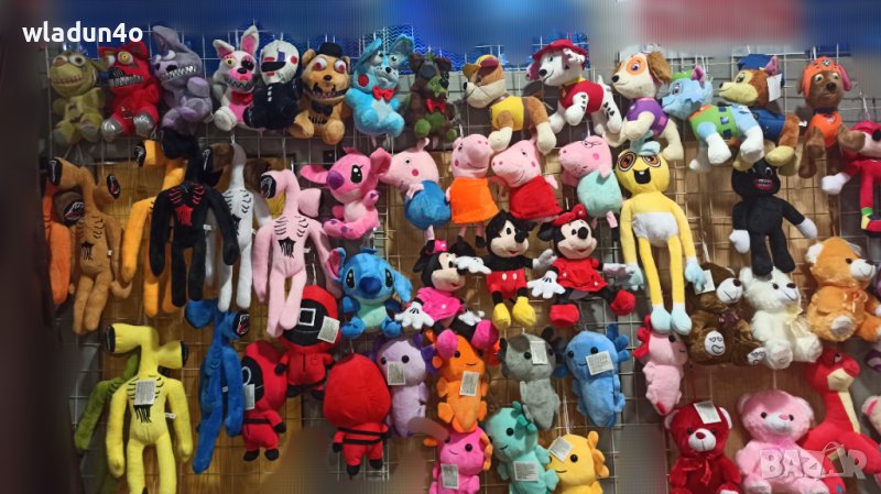Плюшени играчкиЛило,Стич,ПесПатрул,ПепаПиг,HuggyWuggy-9лв-16лв, снимка 1