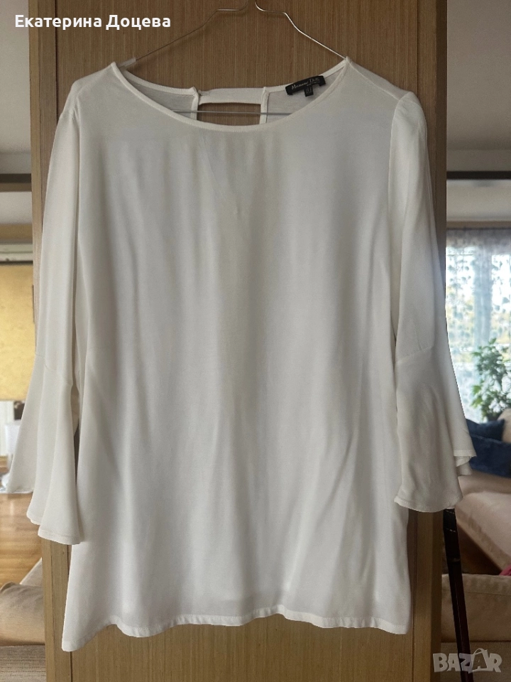 Бяла блуза Масимо Дути, снимка 1