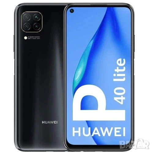 Huawei P40 Lite, Dual SIM, 128GB, 6GB RAM, 4G, Midnight Black, снимка 1
