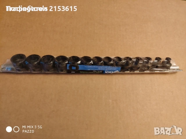 LASER TOOLS 14броя 3/8 impact stubby profile Шестостенни качествени вложки камъни, снимка 1