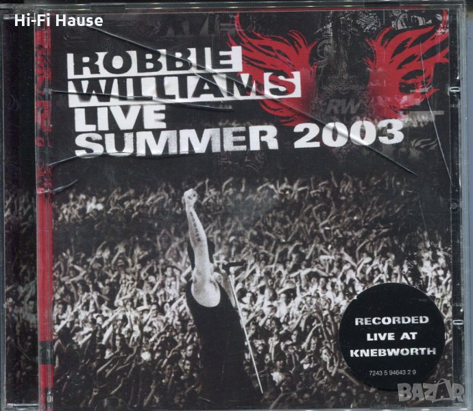 Robbie Wiliams-Live Summer 2003, снимка 1