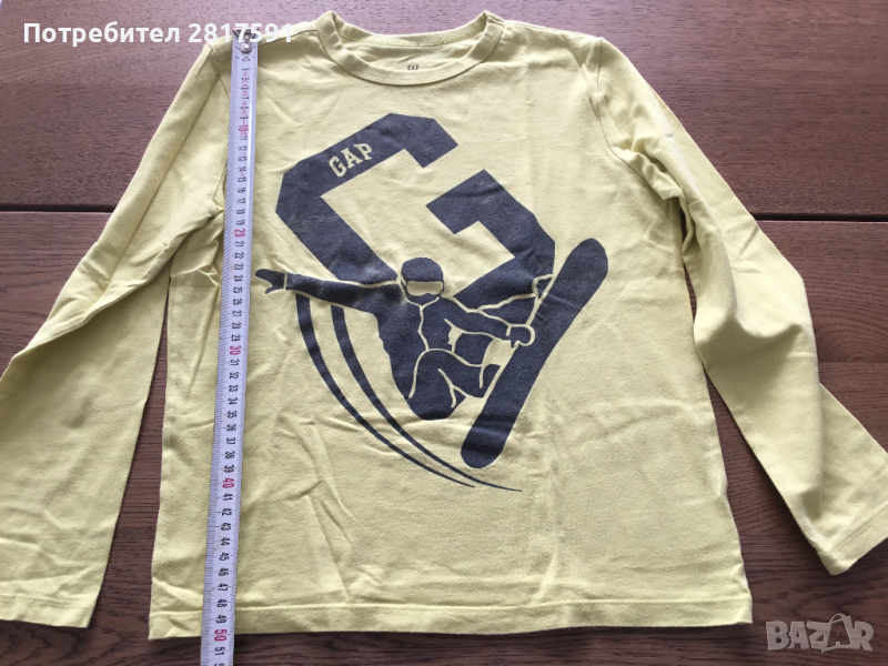 Детска блуза с дълъг ръкав GAP, размер М, снимка 1