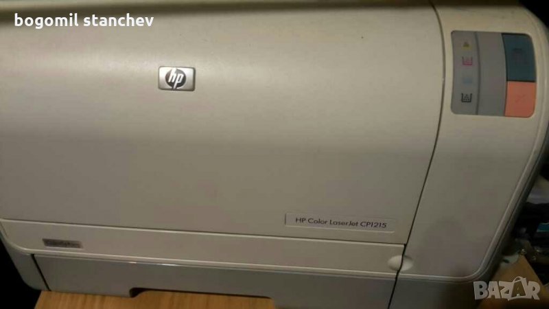 HP Color Laser jet CP1215 с нови касети, снимка 1