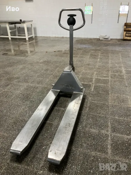 ПАЛЕТНА КОЛИЧКА LINDE-НЕРЪЖДАВЕЙКА, снимка 1