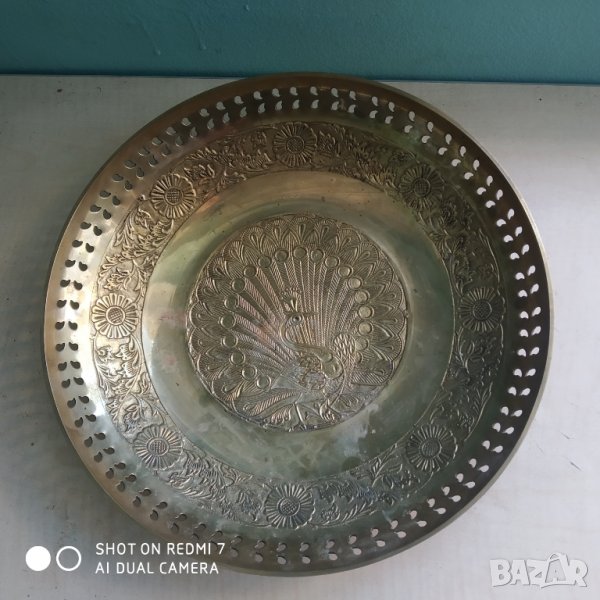 месингова купа,фруктиера, снимка 1