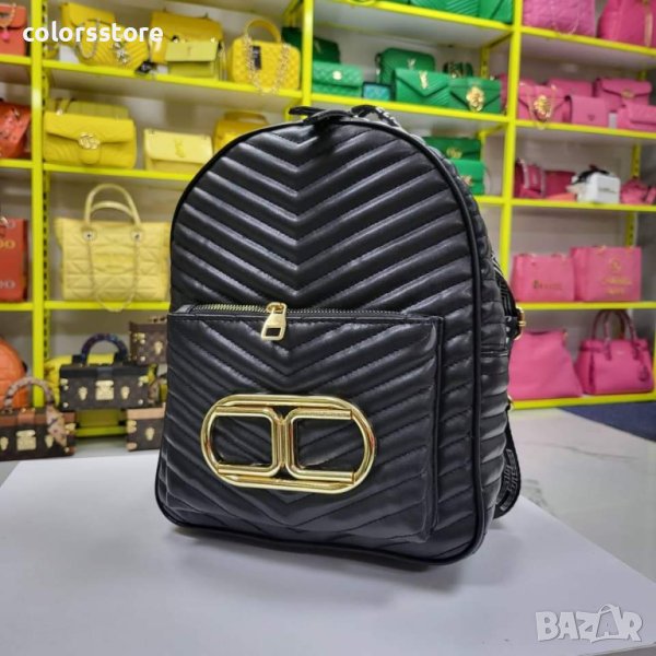 Черна раница  Elizabetta Franchi код  SG890, снимка 1