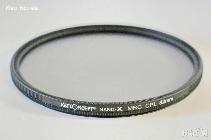 Поляризационен филтър K&F CONCEPT NANO-X CPL, ултра ниско отражение, 82 мм, снимка 1