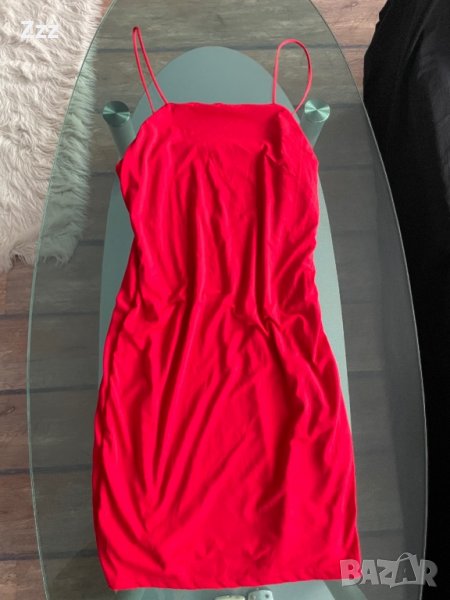 Дамска червена рокля, снимка 1