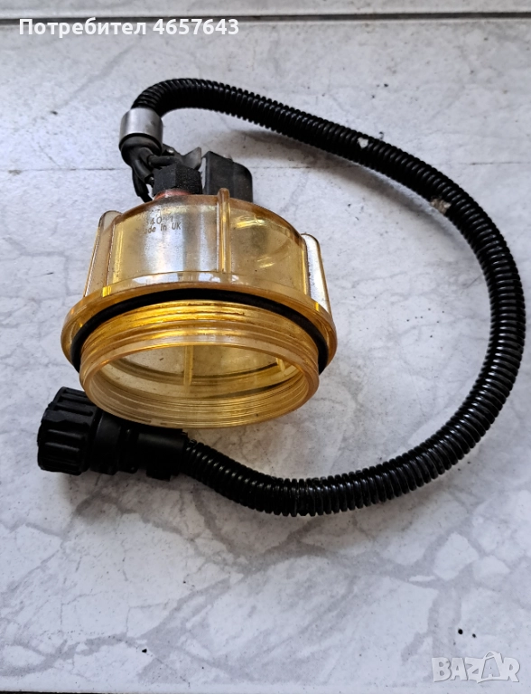 Капачка с подгряване за горивен филтър (сепаратор), снимка 1