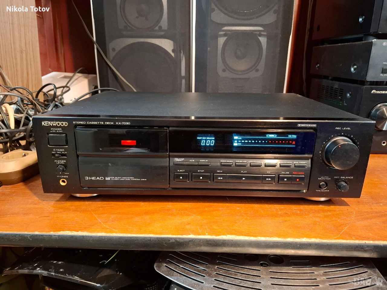 Продава се триглав дек Kenwood KX-7030., снимка 1