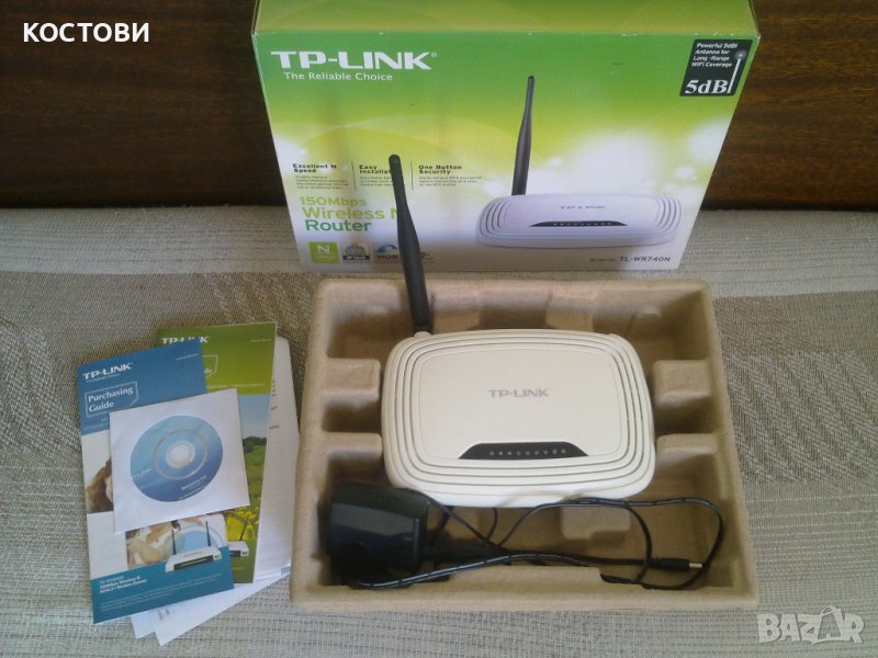 Рутер TP-Link TL-WR740N, снимка 1