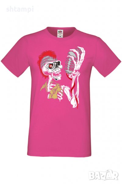 Мъжка тениска Sceleton singer,Изненада,Повод,Подарък,Празник, снимка 1