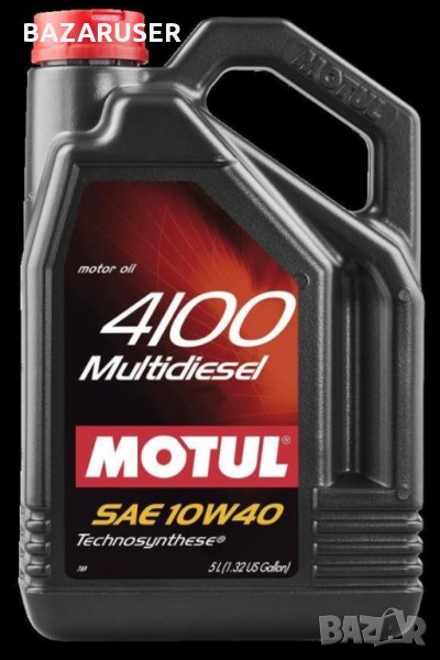 Двигателно масло MOTUL 4100 MULTIDIESEL 10W40 5L, снимка 1