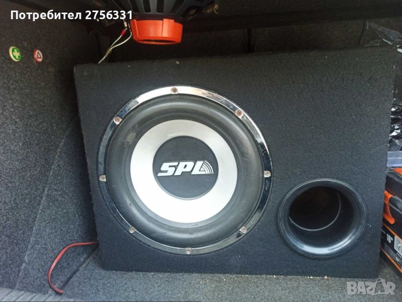 Комплект бас каса 12" SPL / усилвател Power acoustic ps1250, снимка 1