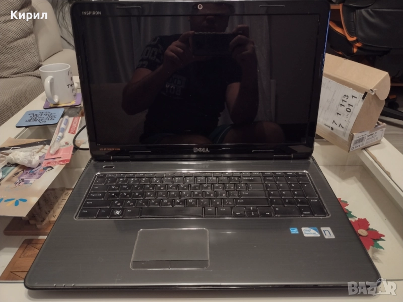 Лаптоп 17 Инча Dell Inspiron N7010 4GB RAM 600GB HDD Нова Батерия, снимка 1